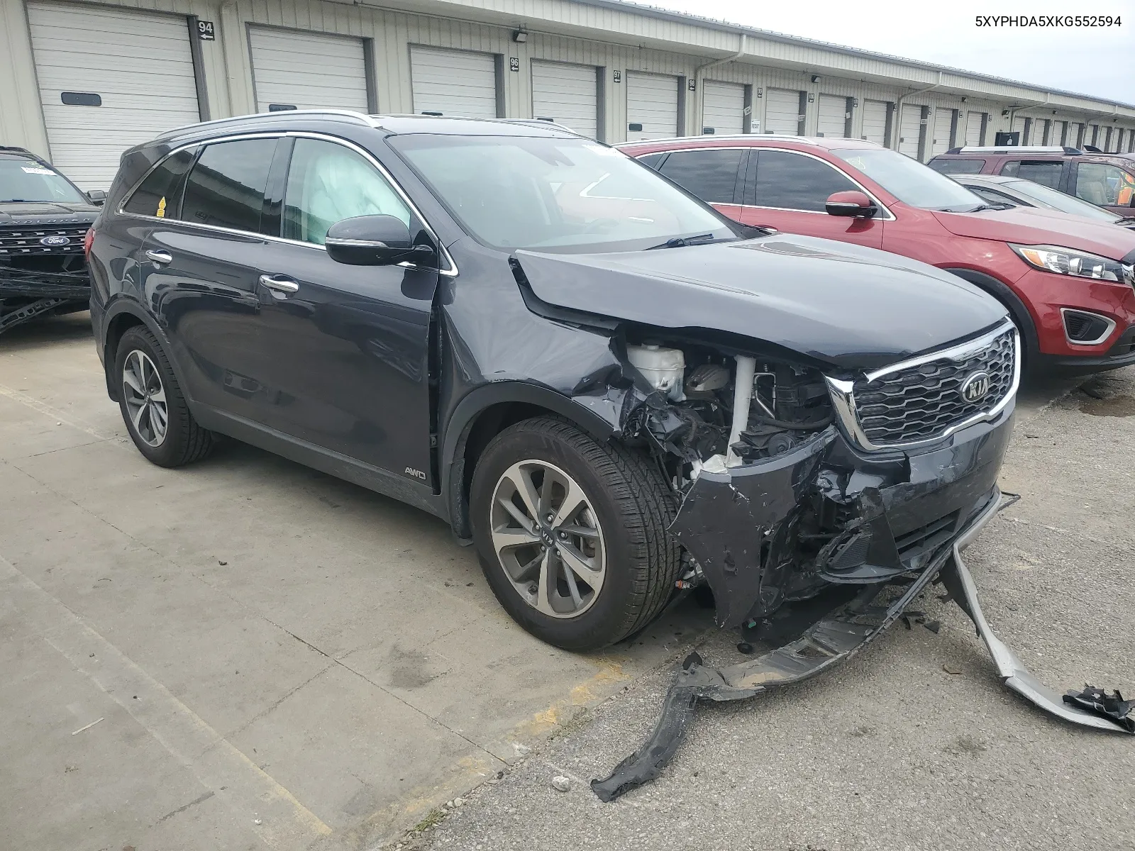 2019 Kia Sorento Ex VIN: 5XYPHDA5XKG552594 Lot: 66984434