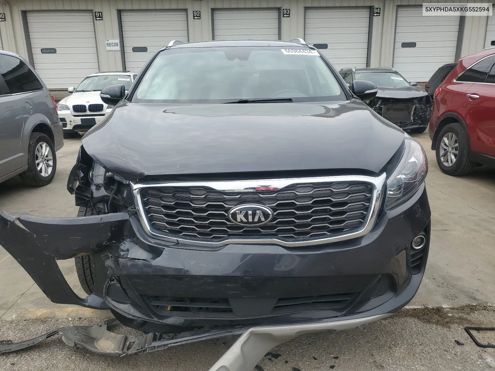 2019 Kia Sorento Ex VIN: 5XYPHDA5XKG552594 Lot: 66984434