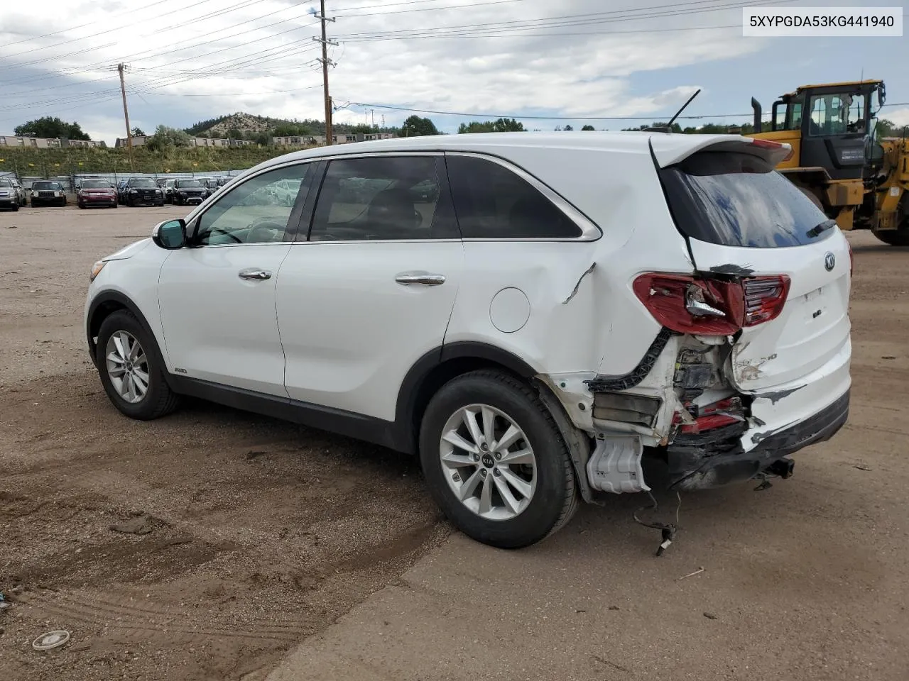 2019 Kia Sorento Lx VIN: 5XYPGDA53KG441940 Lot: 67095924