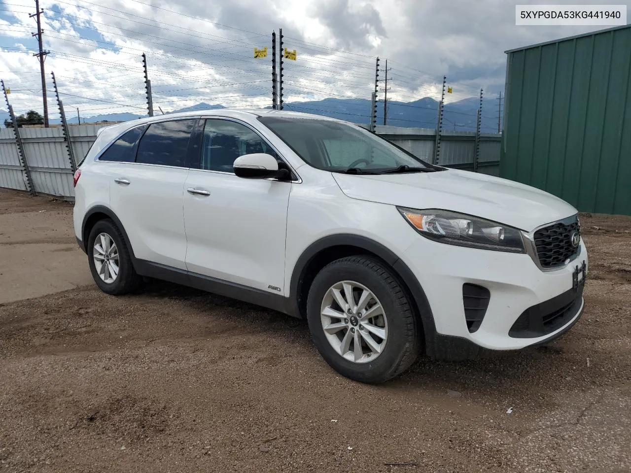 5XYPGDA53KG441940 2019 Kia Sorento Lx