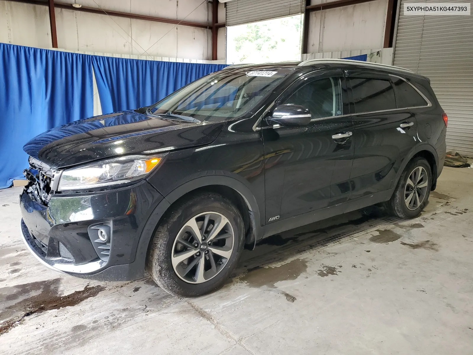 2019 Kia Sorento Ex VIN: 5XYPHDA51KG447393 Lot: 67141214