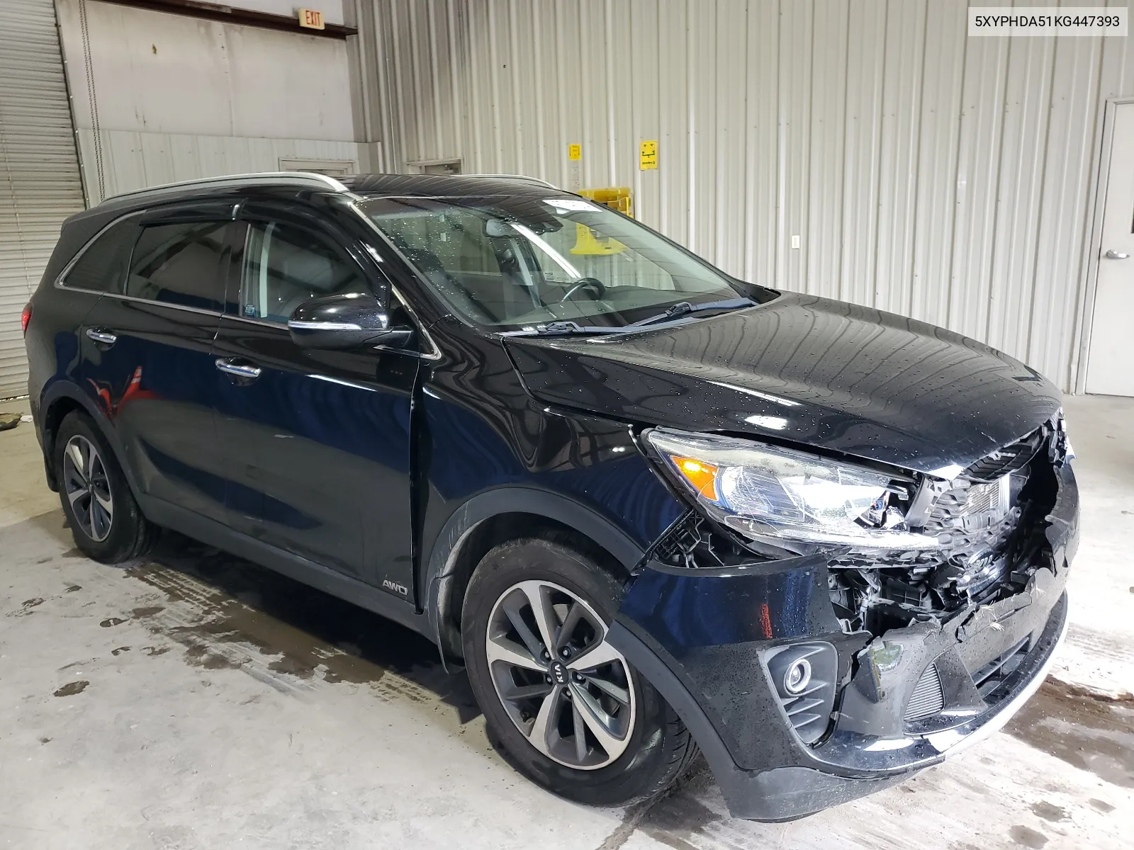 5XYPHDA51KG447393 2019 Kia Sorento Ex