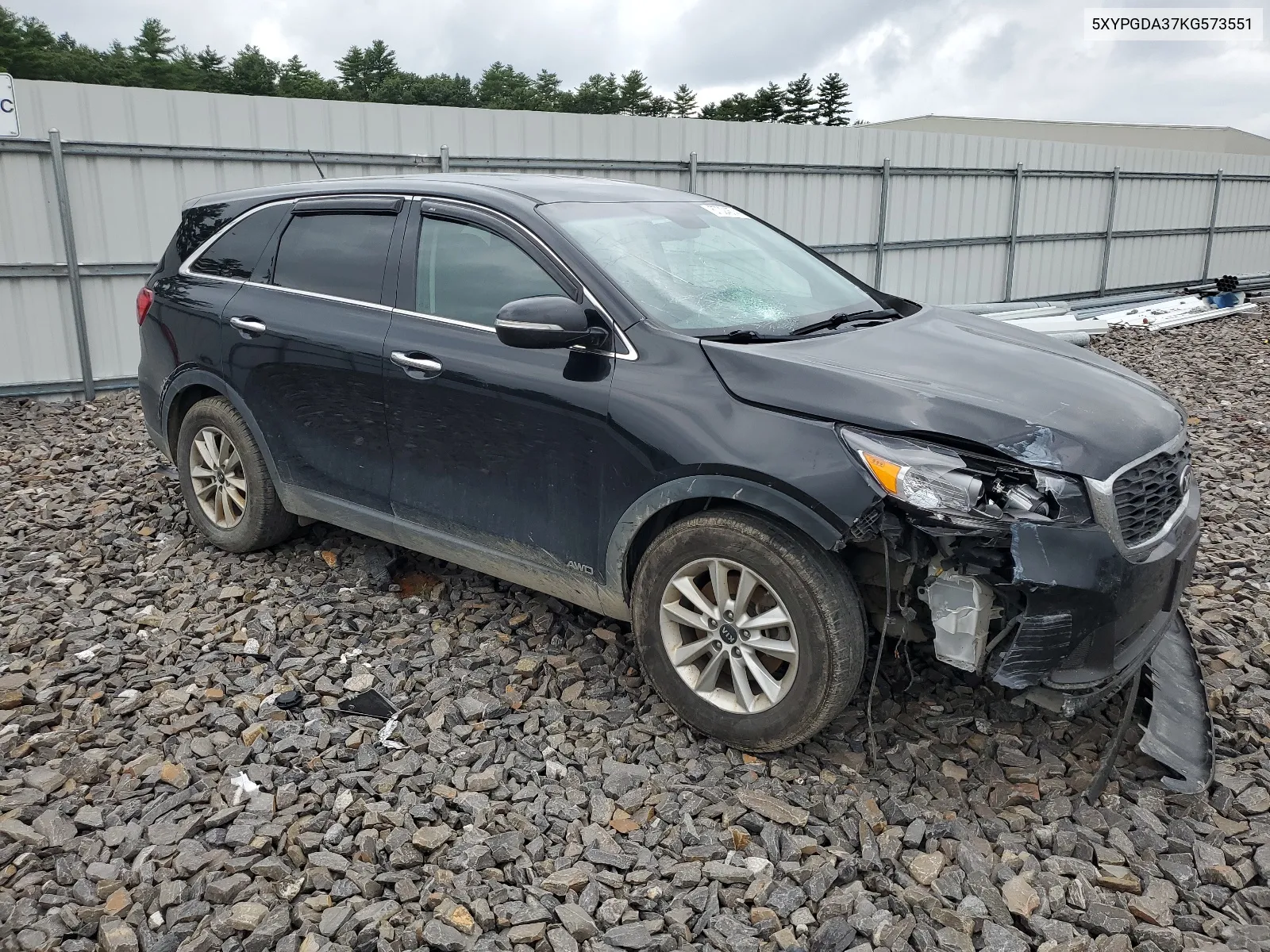 2019 Kia Sorento L VIN: 5XYPGDA37KG573551 Lot: 67324674