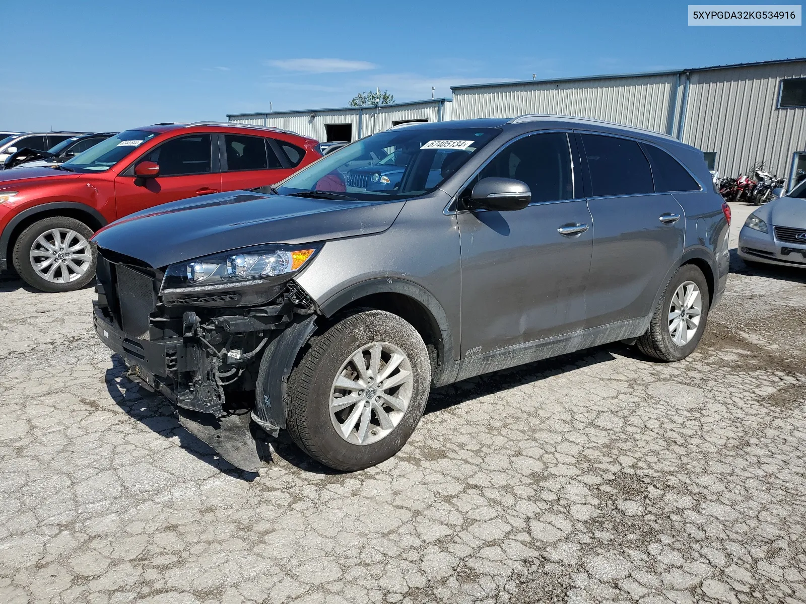 2019 Kia Sorento L VIN: 5XYPGDA32KG534916 Lot: 67405134