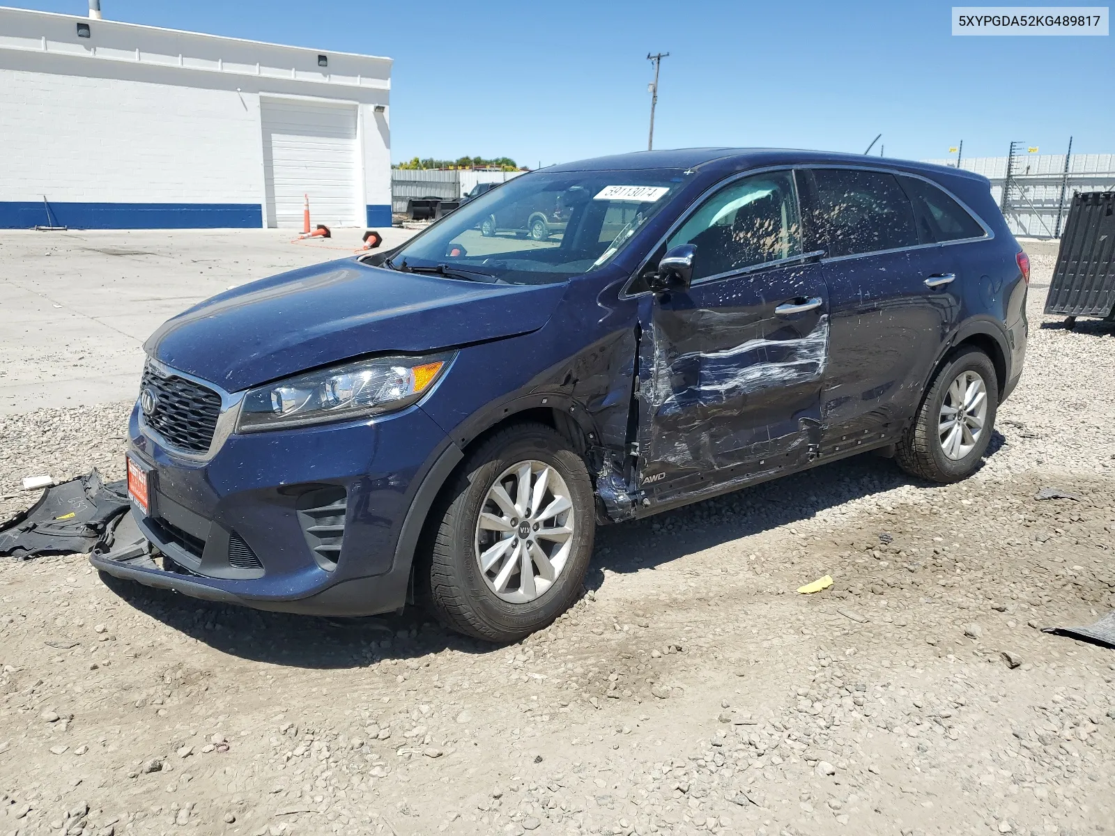 2019 Kia Sorento Lx VIN: 5XYPGDA52KG489817 Lot: 67512454