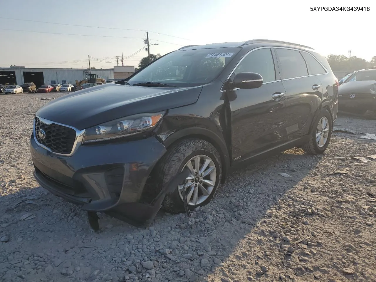 5XYPGDA34KG439418 2019 Kia Sorento L