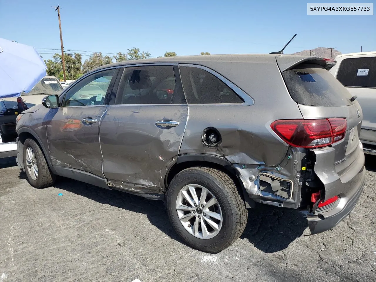 2019 Kia Sorento L VIN: 5XYPG4A3XKG557733 Lot: 67761444