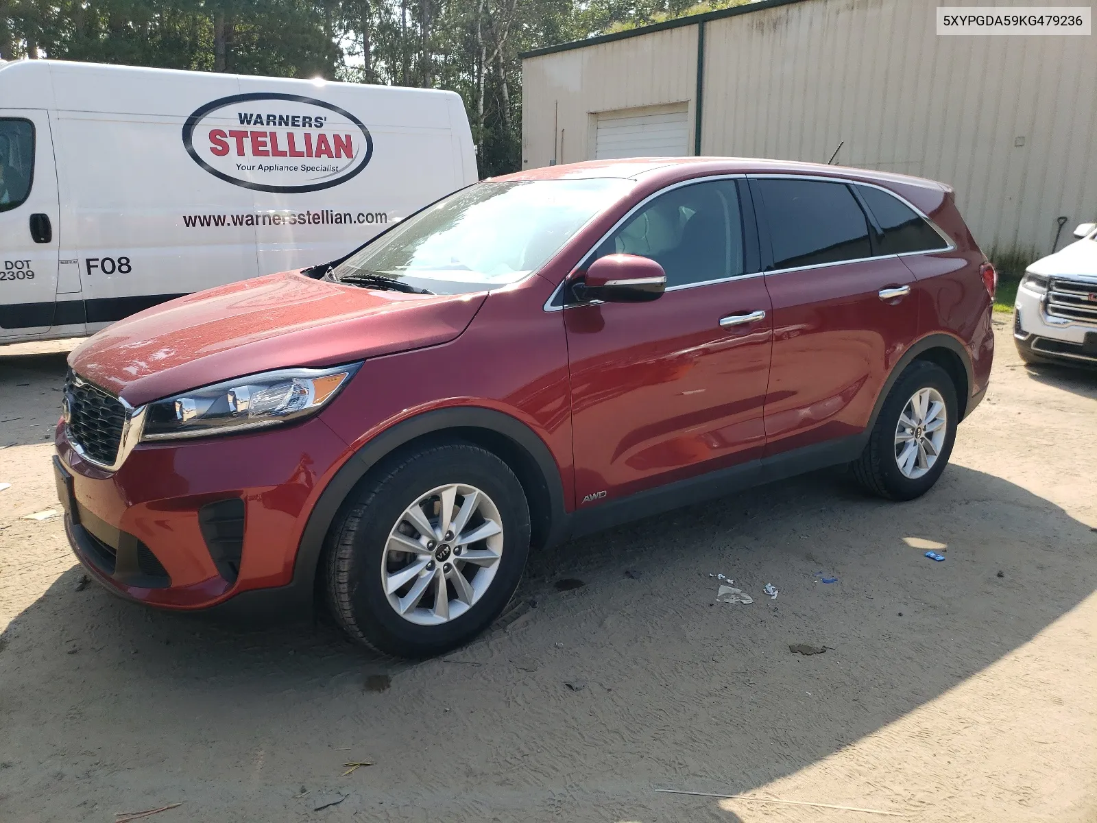 2019 Kia Sorento Lx VIN: 5XYPGDA59KG479236 Lot: 68017394