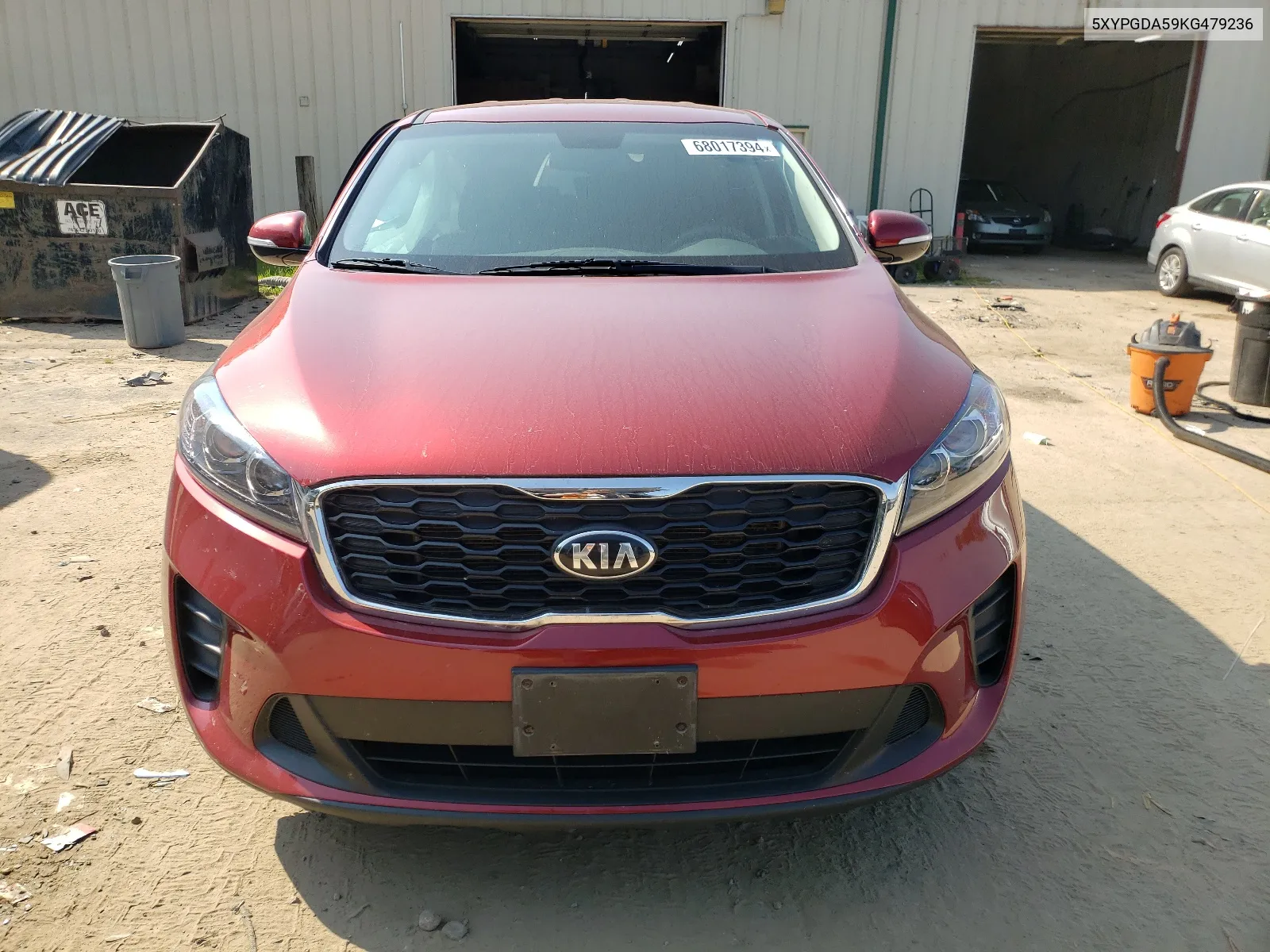 5XYPGDA59KG479236 2019 Kia Sorento Lx