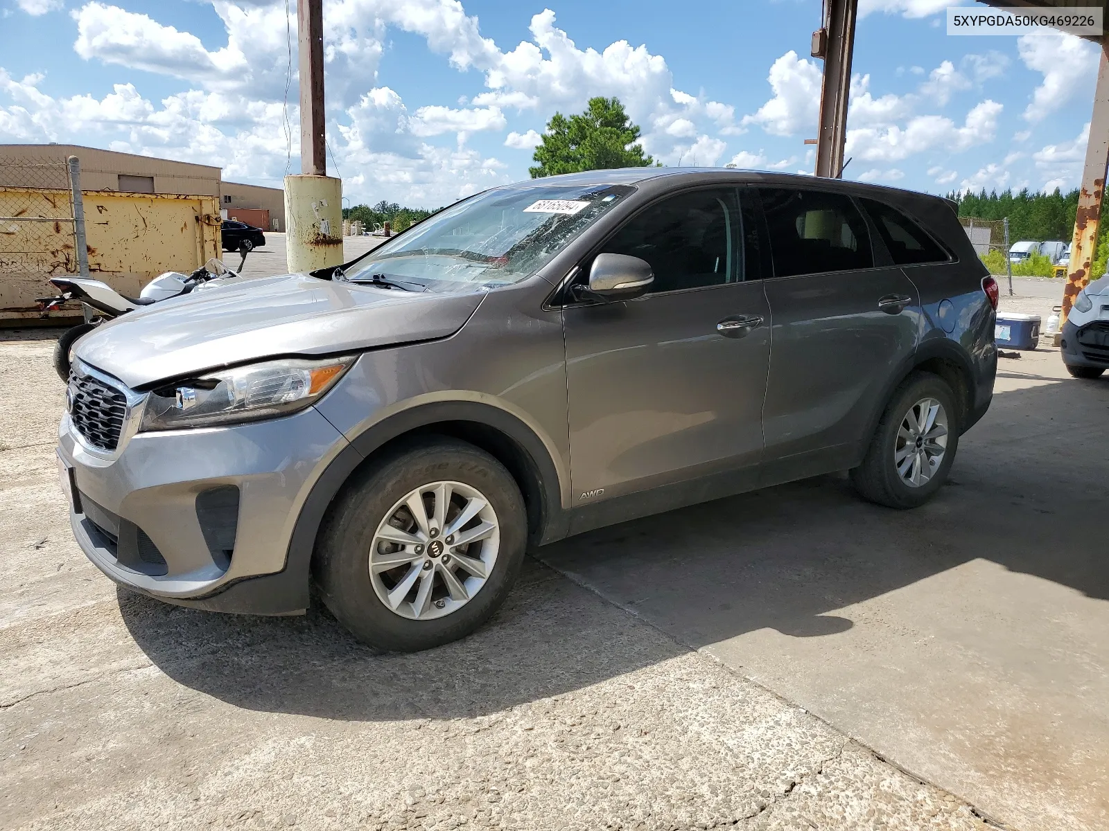 2019 Kia Sorento Lx VIN: 5XYPGDA50KG469226 Lot: 68165094