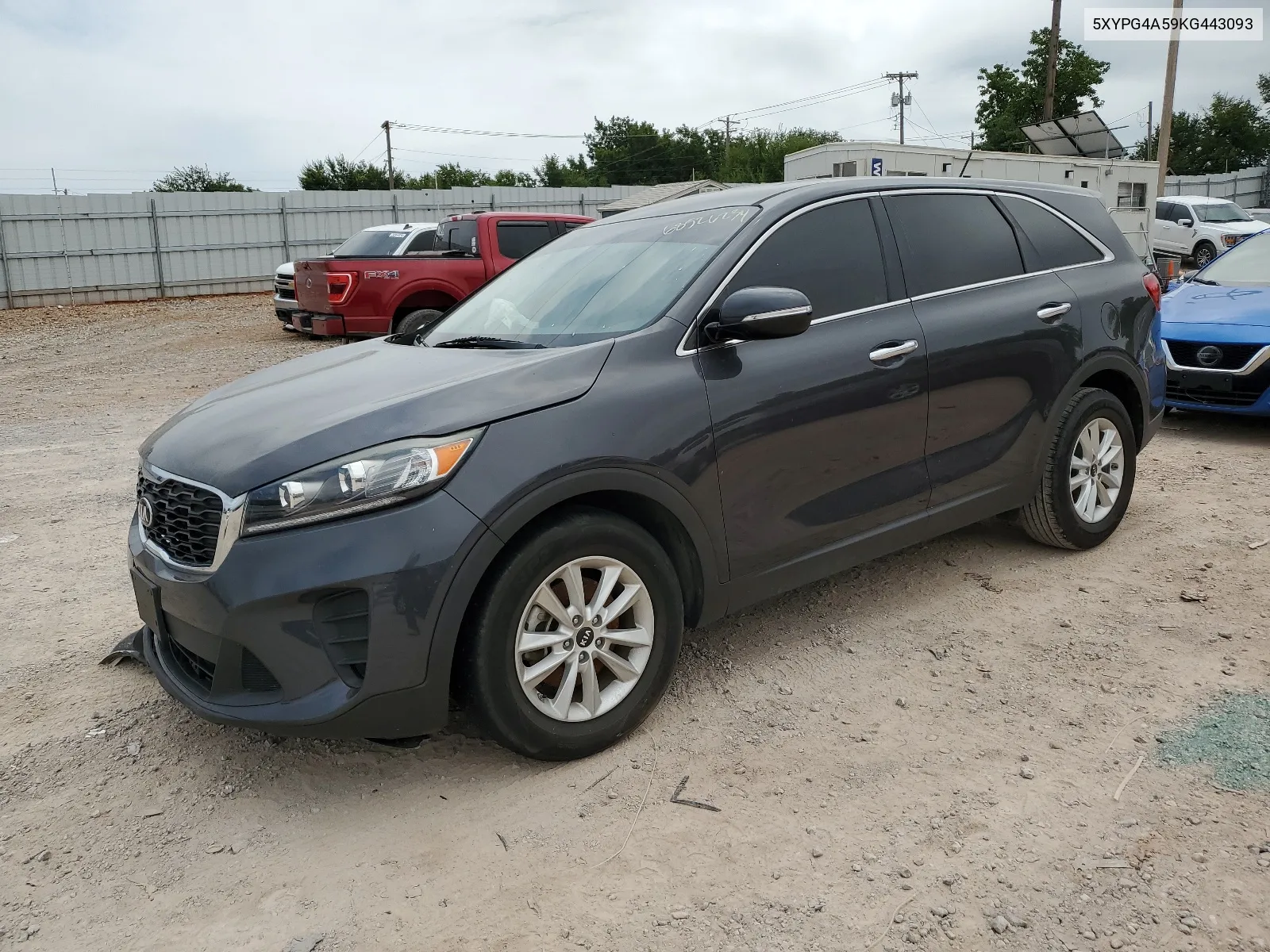 2019 Kia Sorento Lx VIN: 5XYPG4A59KG443093 Lot: 68526234