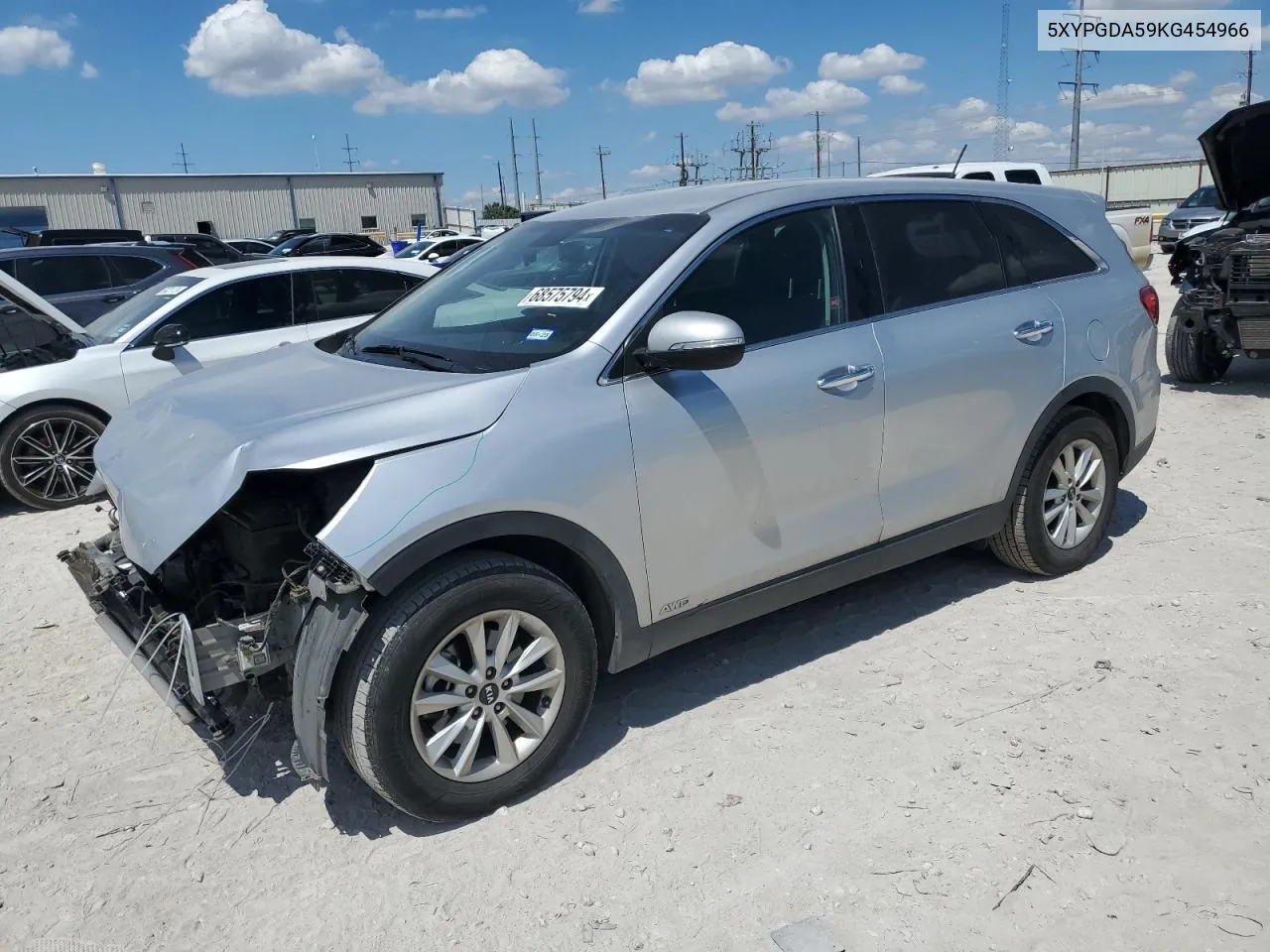 2019 Kia Sorento Lx VIN: 5XYPGDA59KG454966 Lot: 68575794