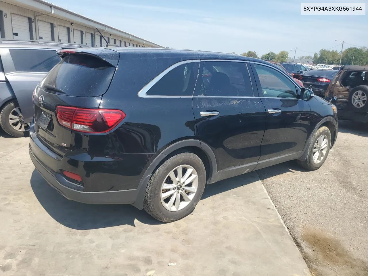 2019 Kia Sorento L VIN: 5XYPG4A3XKG561944 Lot: 68858734