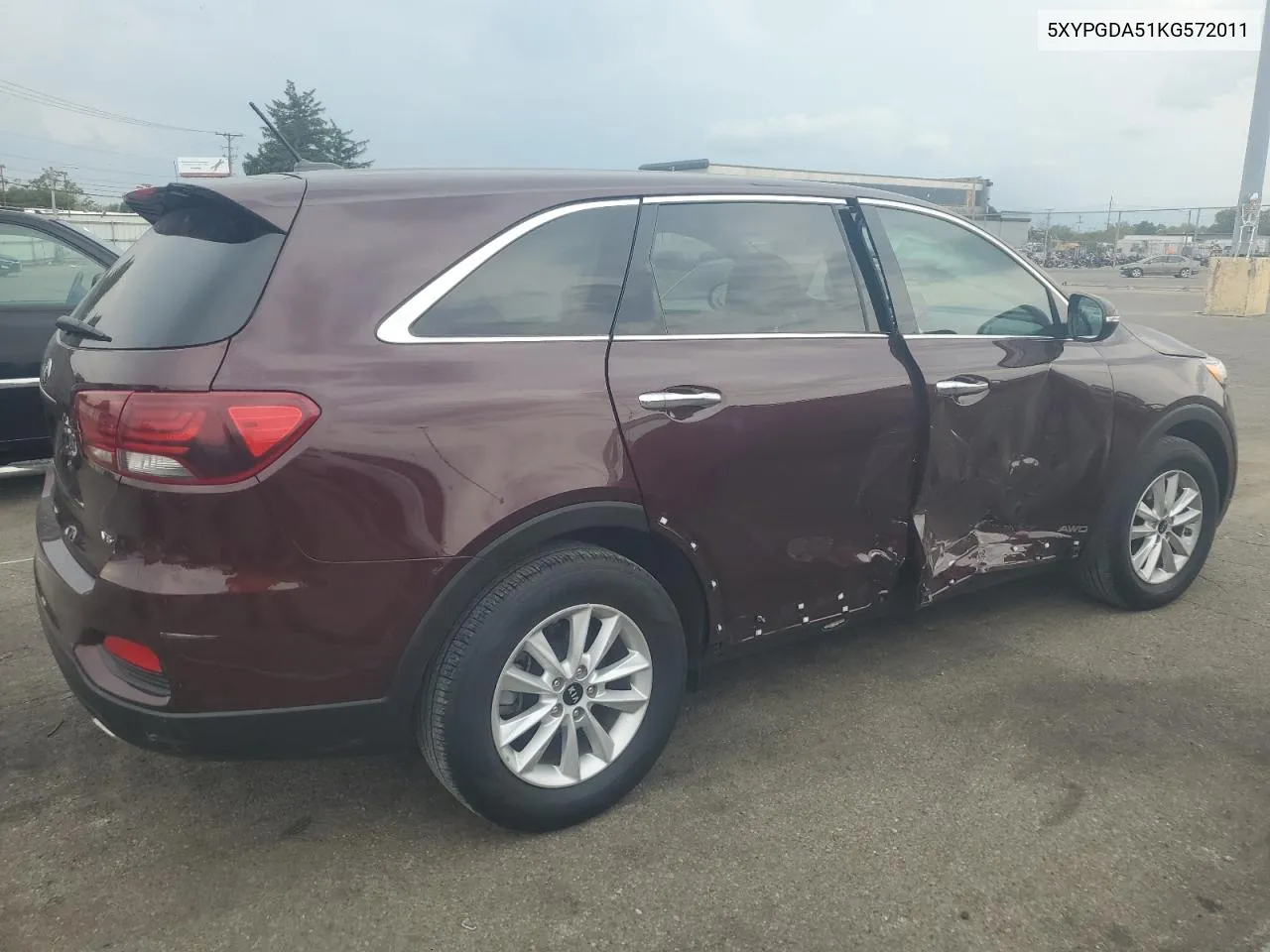 2019 Kia Sorento Lx VIN: 5XYPGDA51KG572011 Lot: 68935424