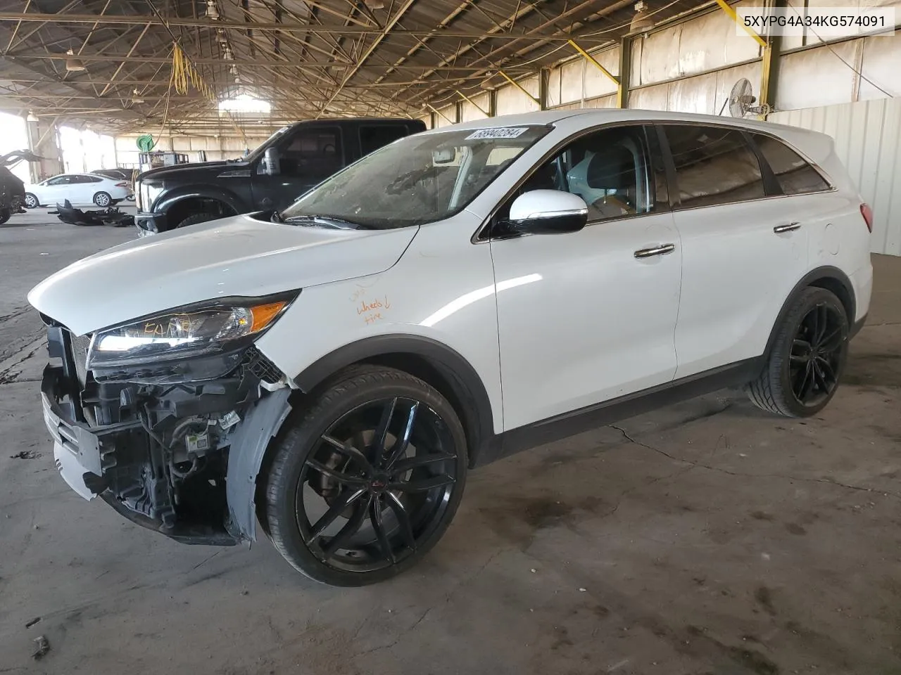 2019 Kia Sorento L VIN: 5XYPG4A34KG574091 Lot: 68940284