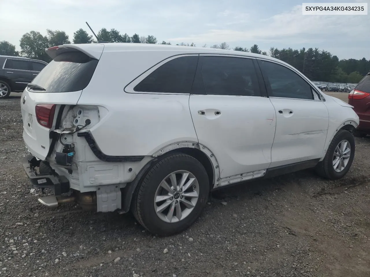 5XYPG4A34KG434235 2019 Kia Sorento L