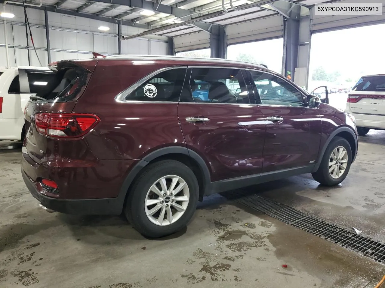 2019 Kia Sorento L VIN: 5XYPGDA31KG590913 Lot: 69207444