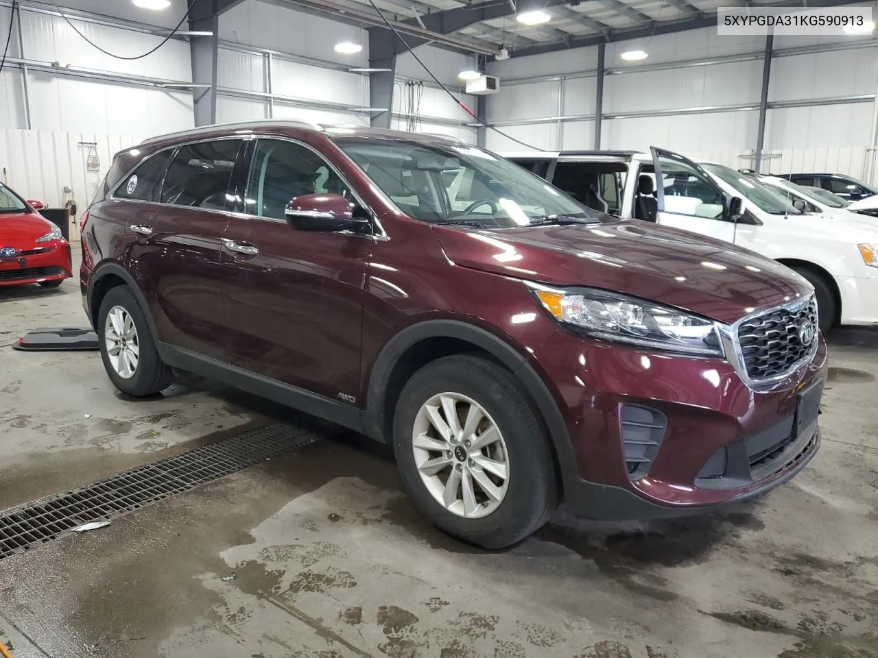 5XYPGDA31KG590913 2019 Kia Sorento L