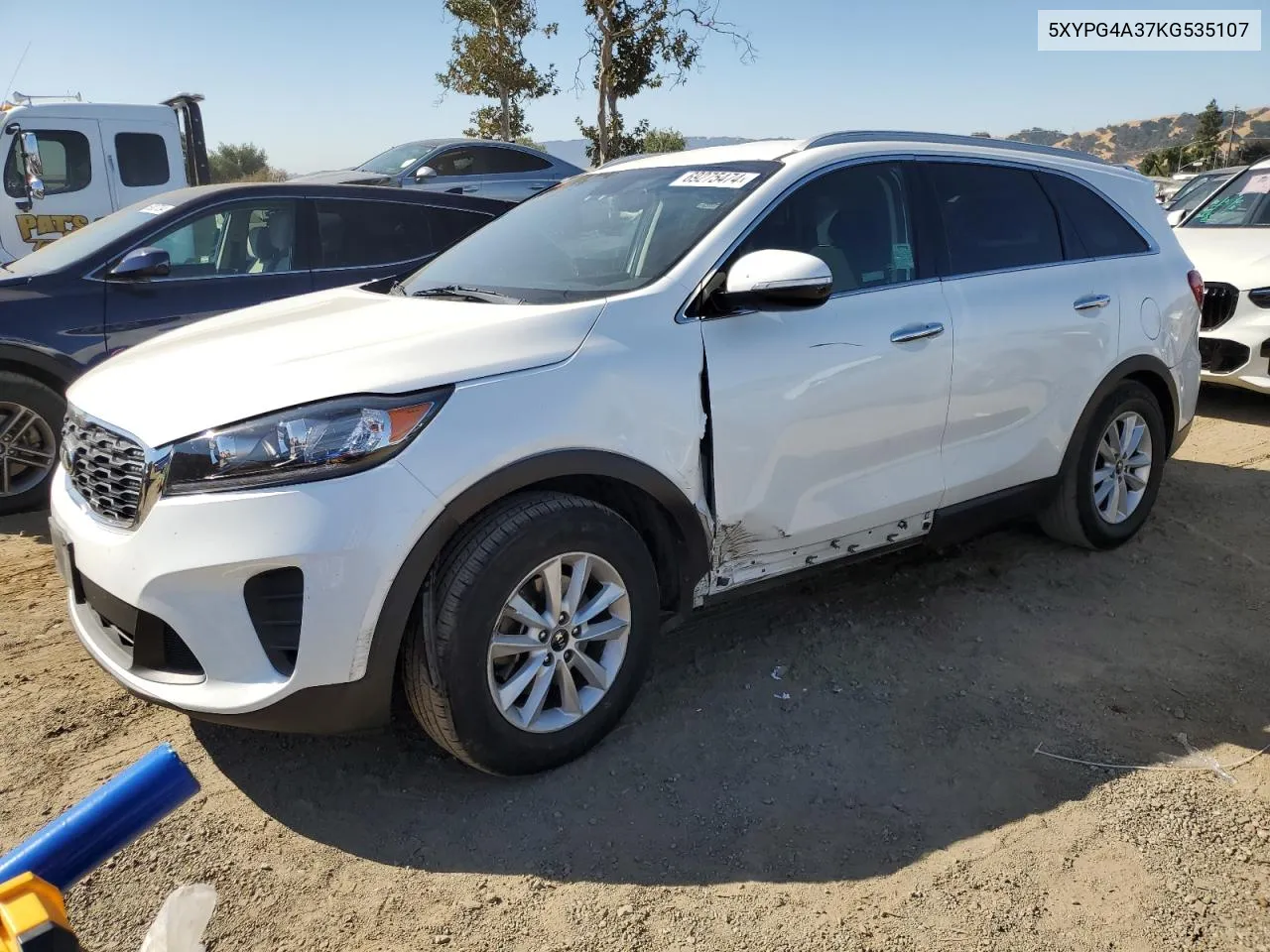 2019 Kia Sorento L VIN: 5XYPG4A37KG535107 Lot: 69275474