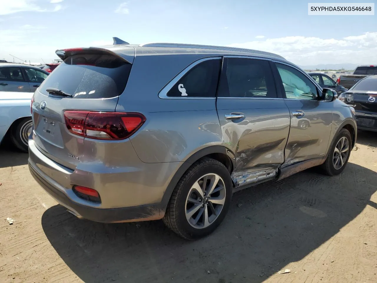 5XYPHDA5XKG546648 2019 Kia Sorento Ex