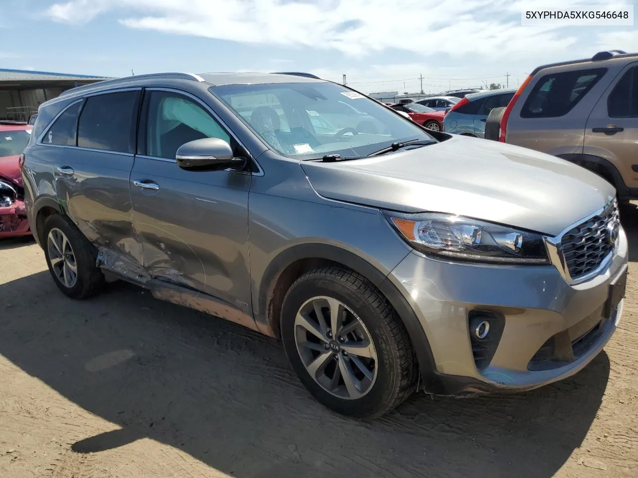 5XYPHDA5XKG546648 2019 Kia Sorento Ex