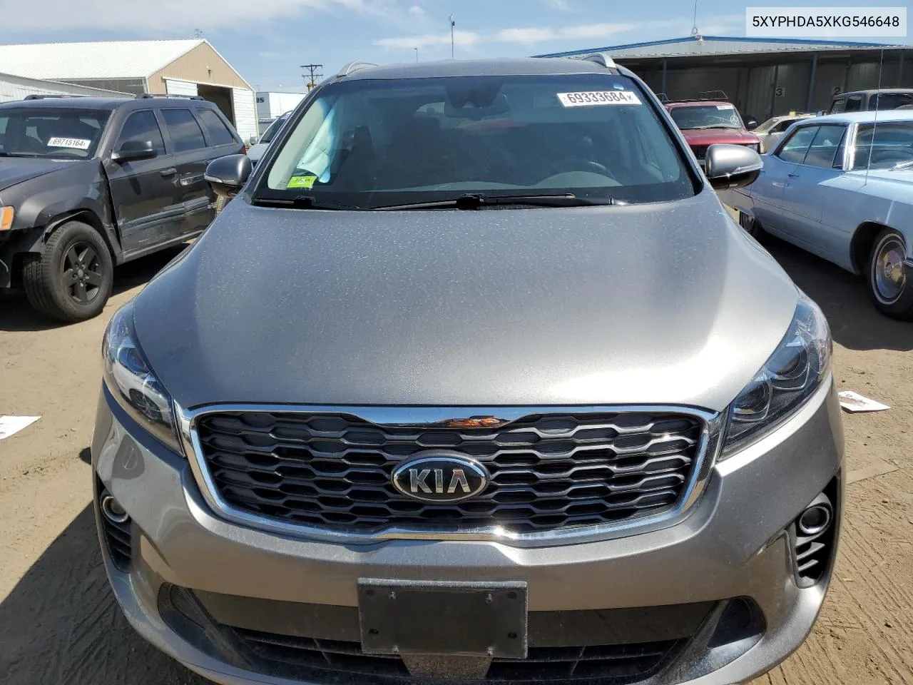 2019 Kia Sorento Ex VIN: 5XYPHDA5XKG546648 Lot: 69333684