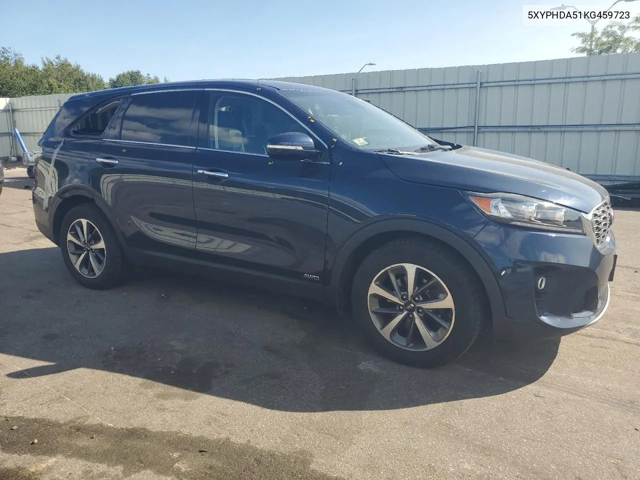 5XYPHDA51KG459723 2019 Kia Sorento Ex