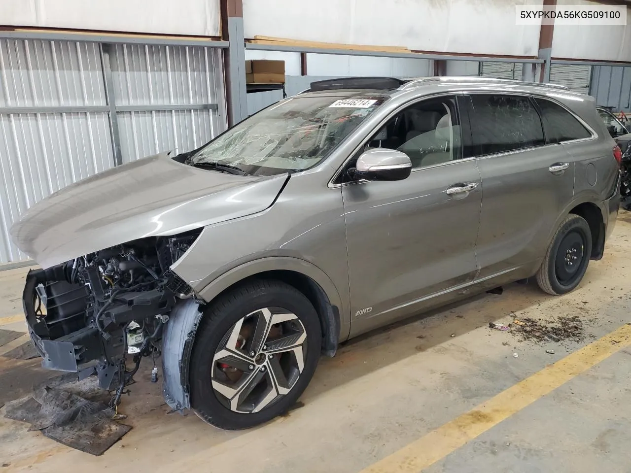 2019 Kia Sorento Sx VIN: 5XYPKDA56KG509100 Lot: 69446214