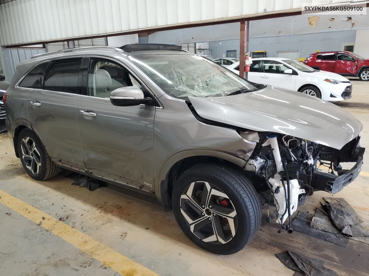 2019 Kia Sorento Sx VIN: 5XYPKDA56KG509100 Lot: 69446214