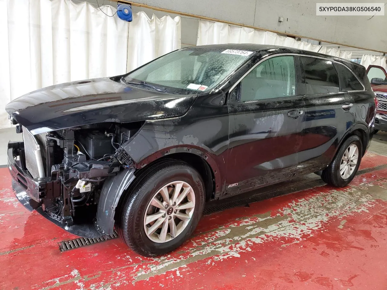 2019 Kia Sorento L VIN: 5XYPGDA38KG506540 Lot: 69573764