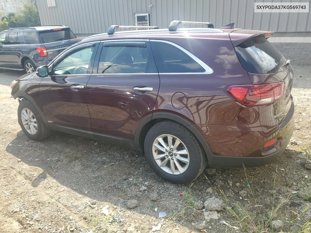 2019 Kia Sorento L VIN: 5XYPGDA37KG569743 Lot: 69670094