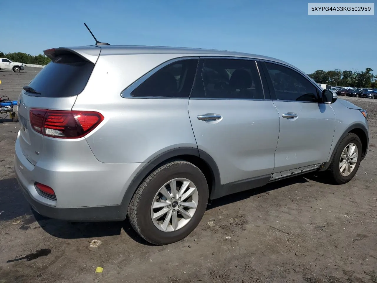 2019 Kia Sorento L VIN: 5XYPG4A33KG502959 Lot: 69832944