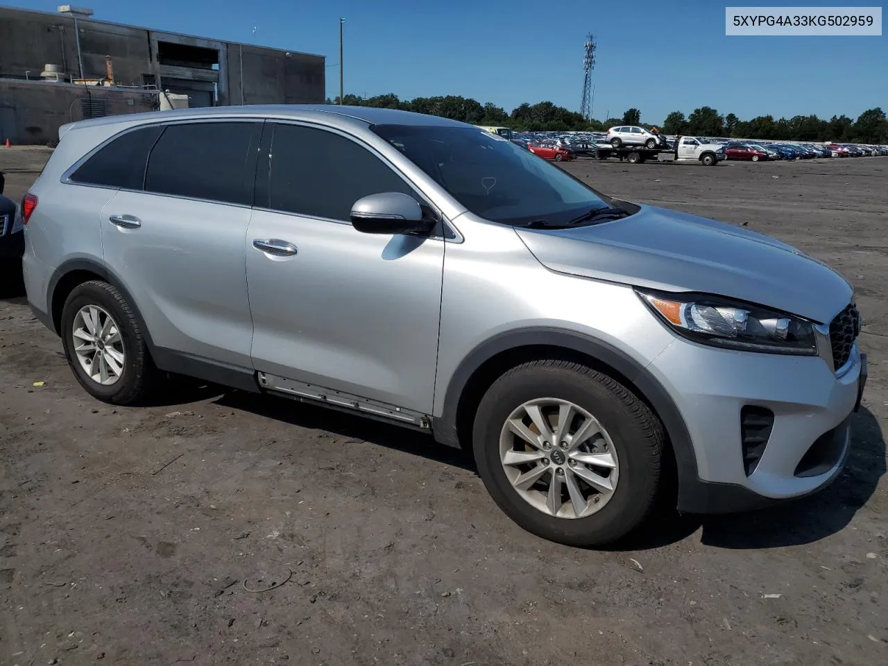 5XYPG4A33KG502959 2019 Kia Sorento L