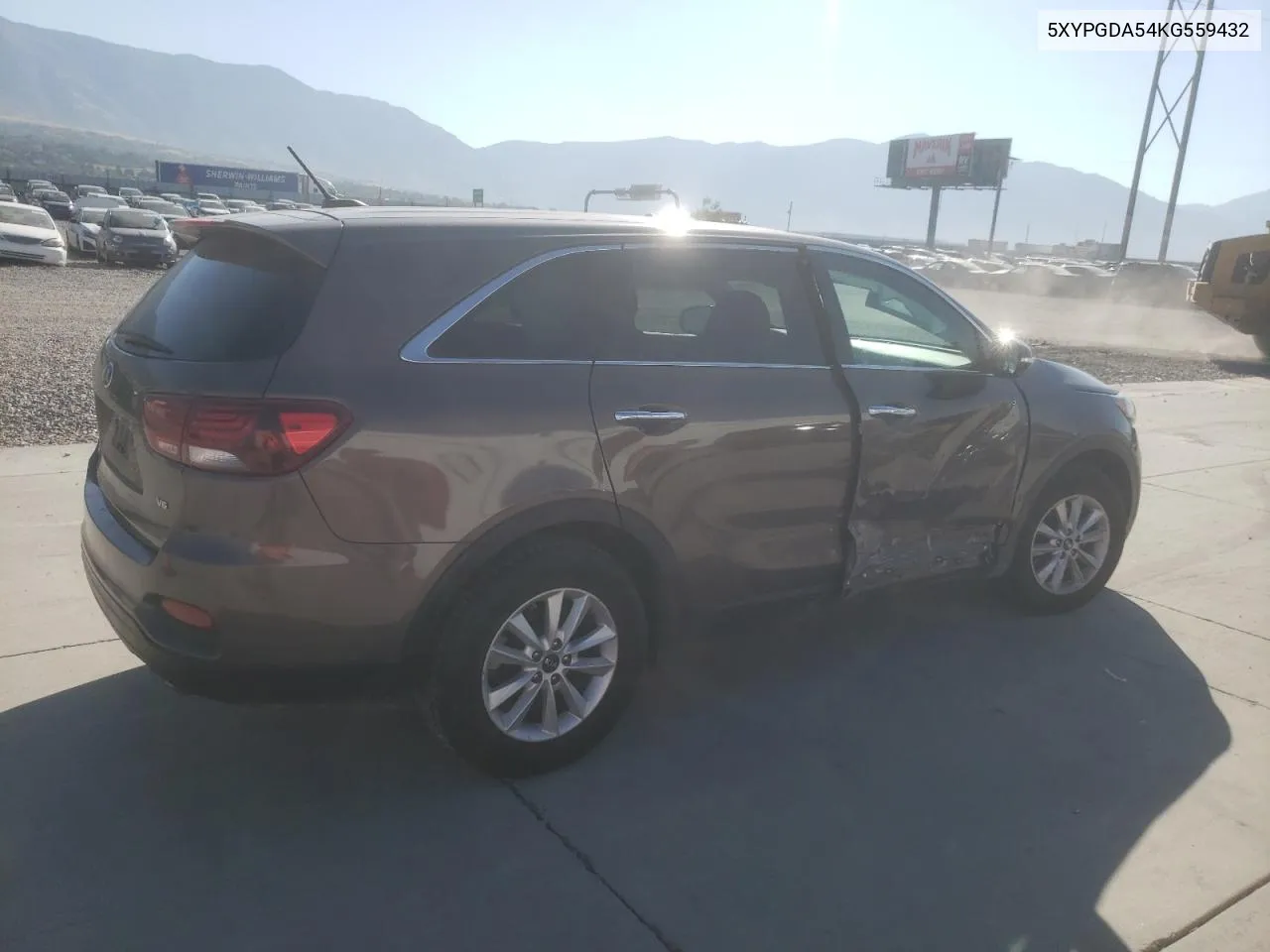 2019 Kia Sorento Lx VIN: 5XYPGDA54KG559432 Lot: 70060824