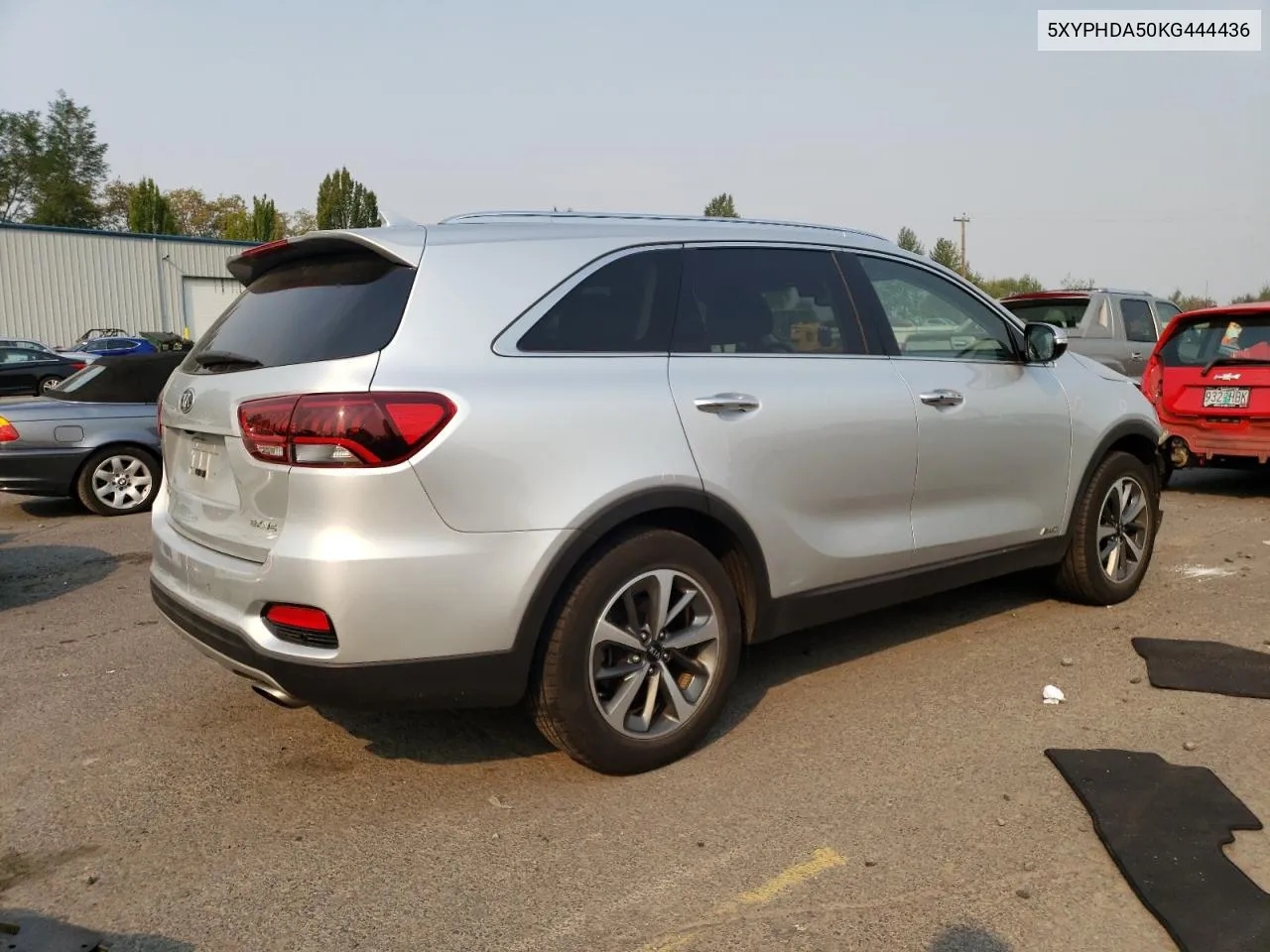 2019 Kia Sorento Ex VIN: 5XYPHDA50KG444436 Lot: 70176374