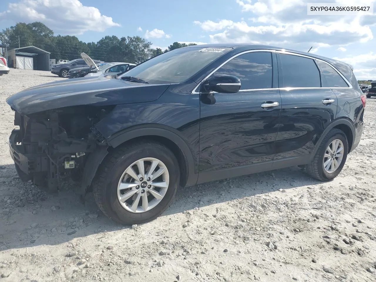 2019 Kia Sorento L VIN: 5XYPG4A36KG595427 Lot: 70405594