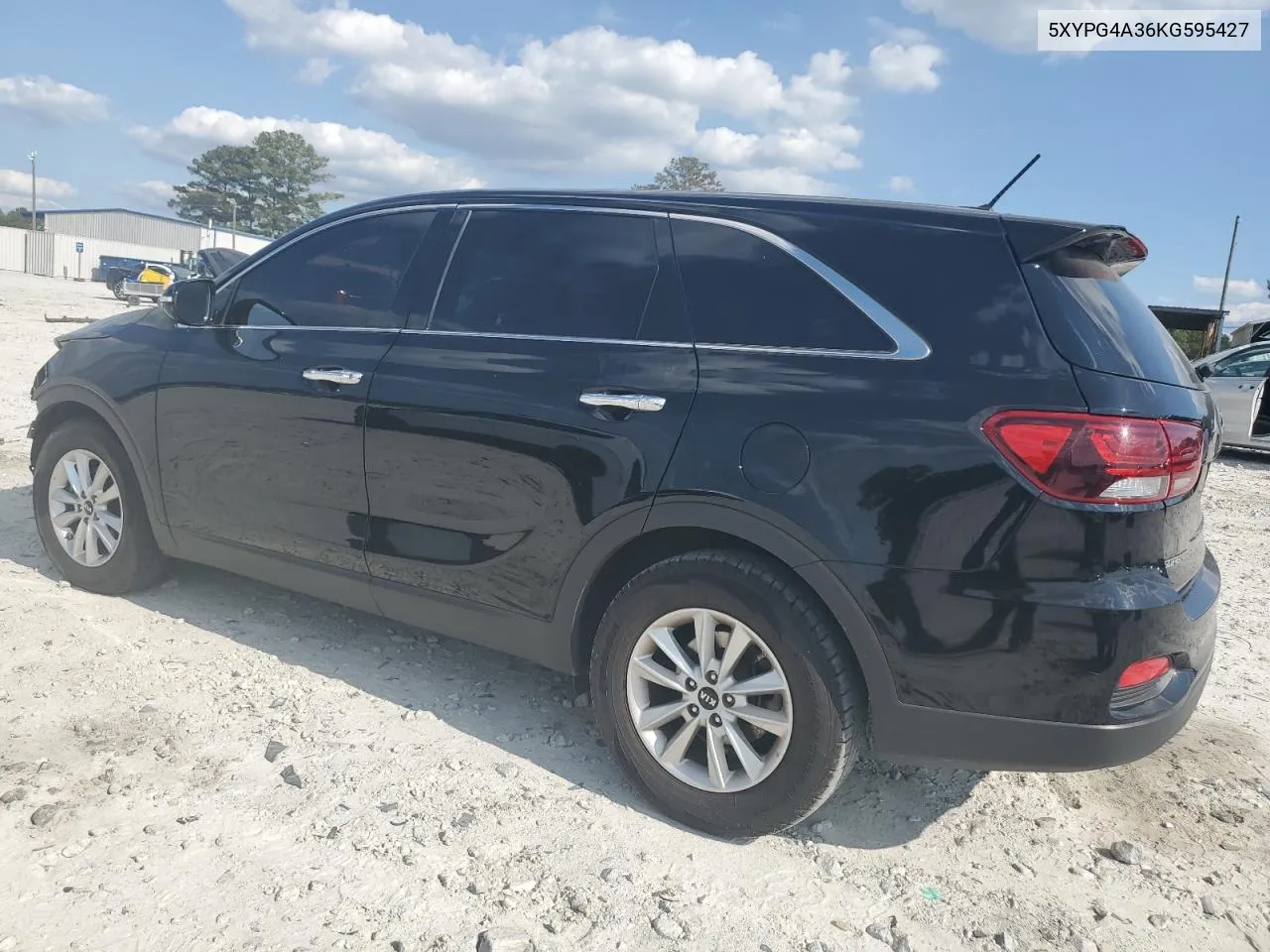 2019 Kia Sorento L VIN: 5XYPG4A36KG595427 Lot: 70405594