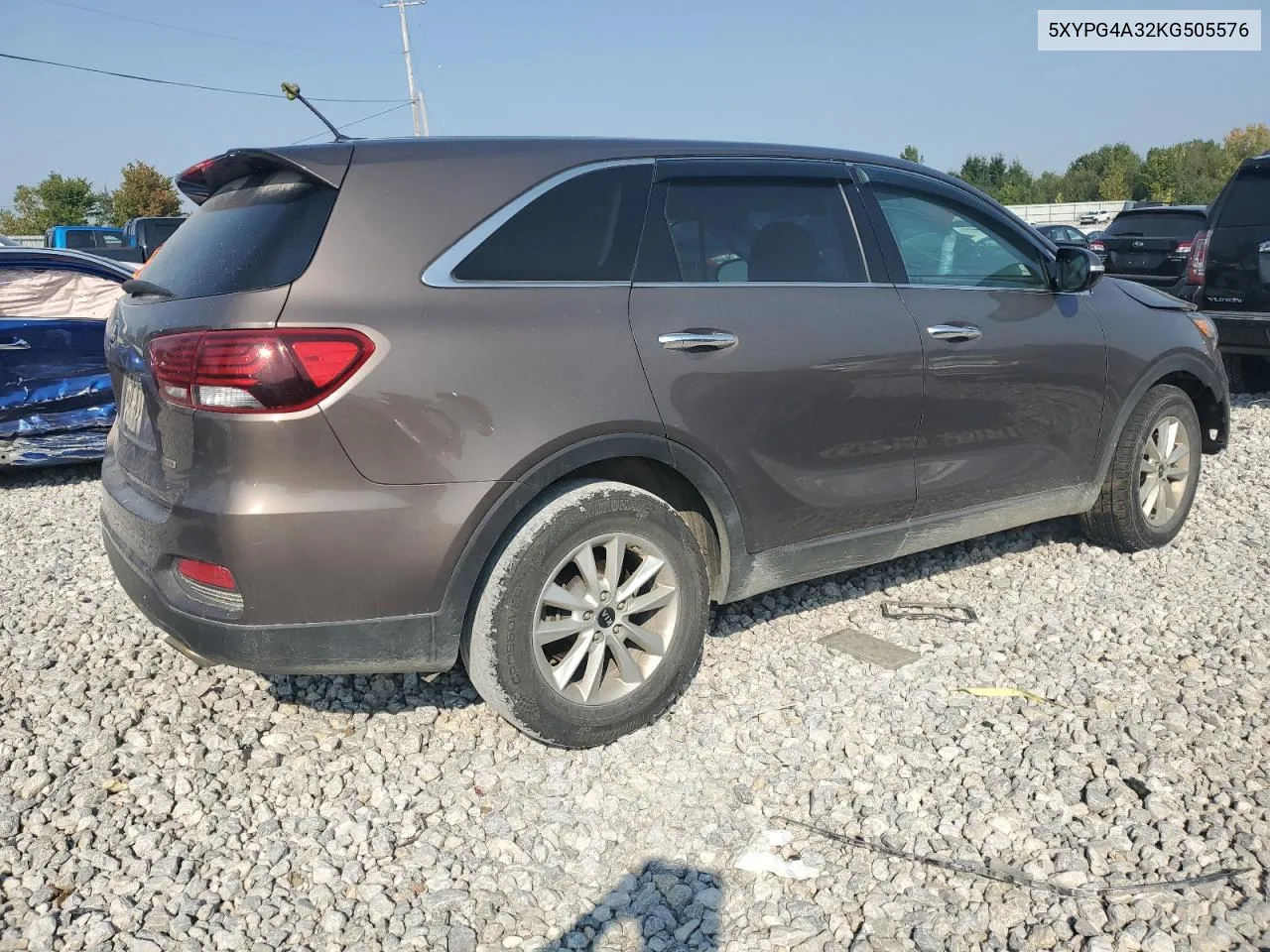 5XYPG4A32KG505576 2019 Kia Sorento L