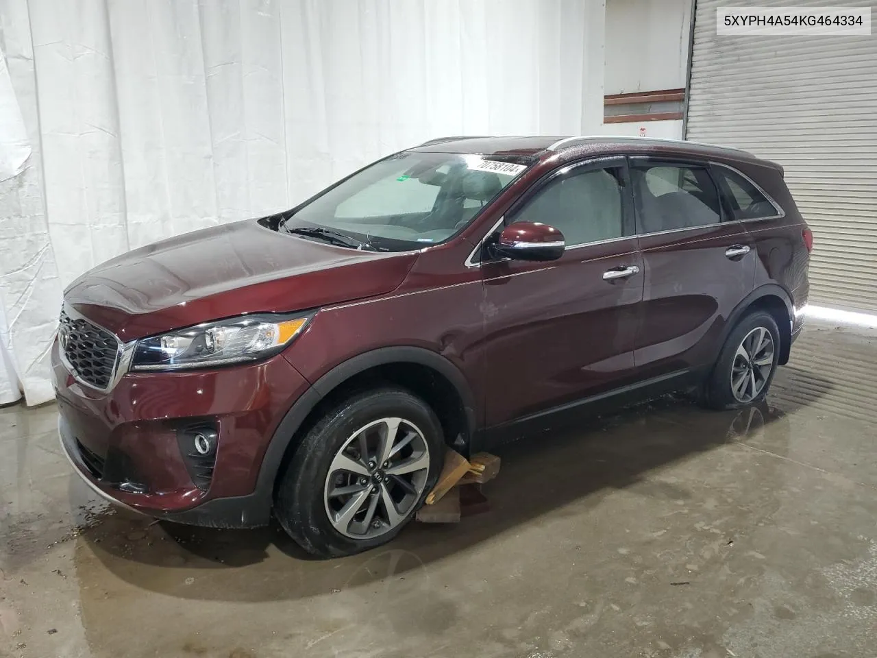 2019 Kia Sorento Ex VIN: 5XYPH4A54KG464334 Lot: 70758104