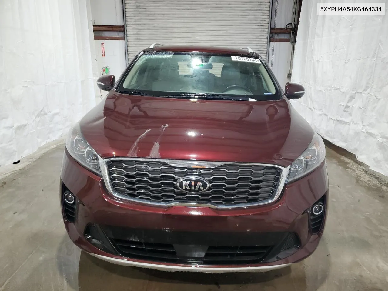 2019 Kia Sorento Ex VIN: 5XYPH4A54KG464334 Lot: 70758104