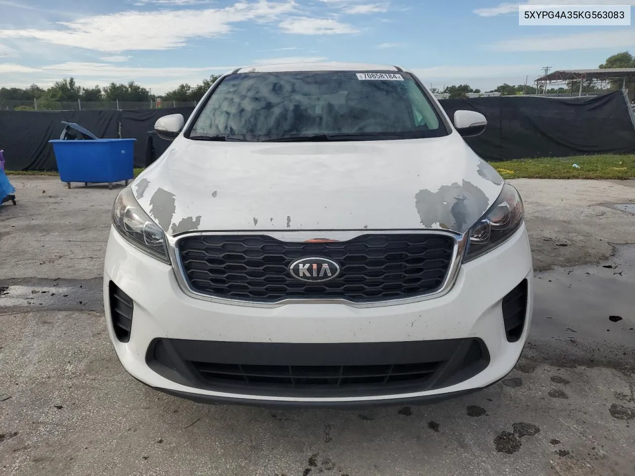 5XYPG4A35KG563083 2019 Kia Sorento L