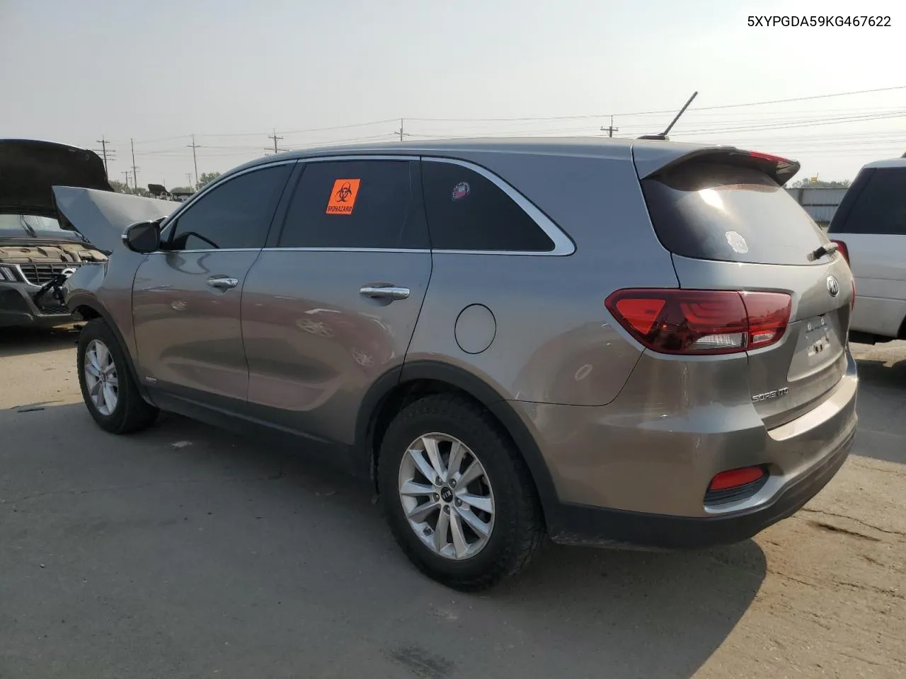 5XYPGDA59KG467622 2019 Kia Sorento Lx