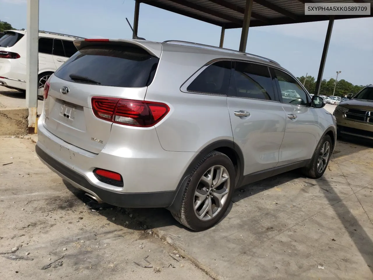 2019 Kia Sorento Ex VIN: 5XYPH4A5XKG589709 Lot: 70963104