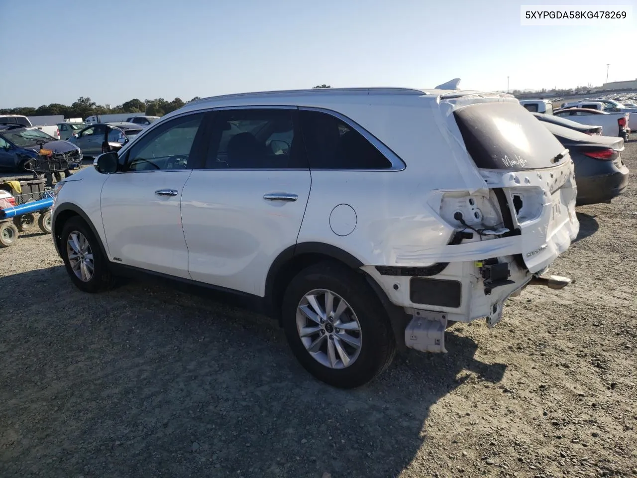 5XYPGDA58KG478269 2019 Kia Sorento Lx