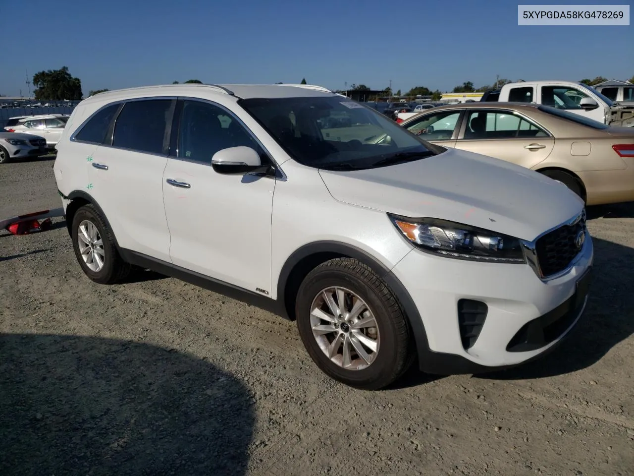 5XYPGDA58KG478269 2019 Kia Sorento Lx