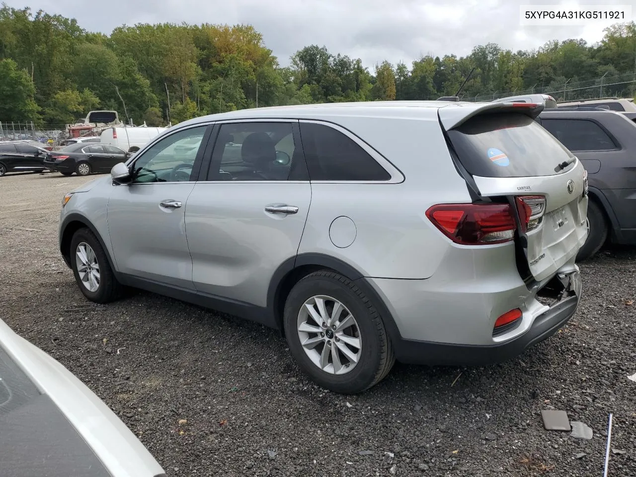 2019 Kia Sorento L VIN: 5XYPG4A31KG511921 Lot: 71164084