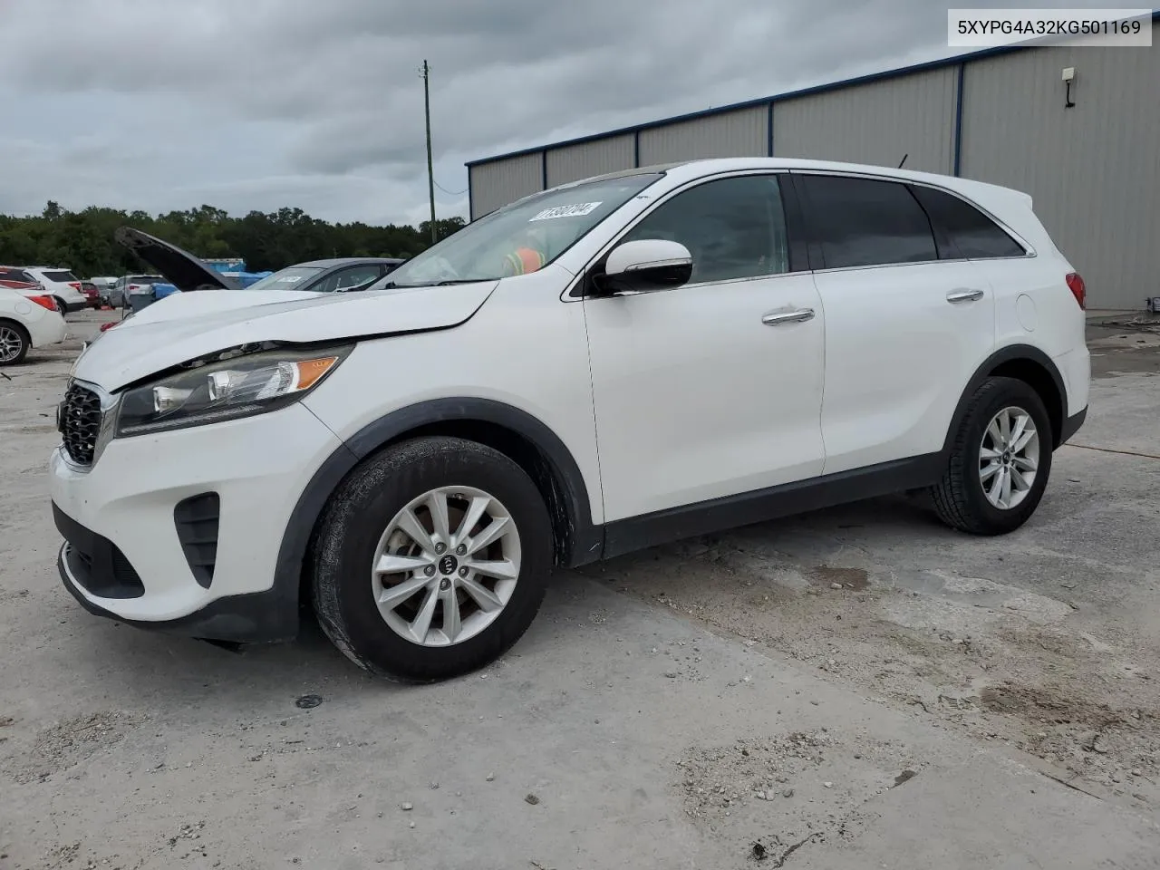 2019 Kia Sorento L VIN: 5XYPG4A32KG501169 Lot: 71300704