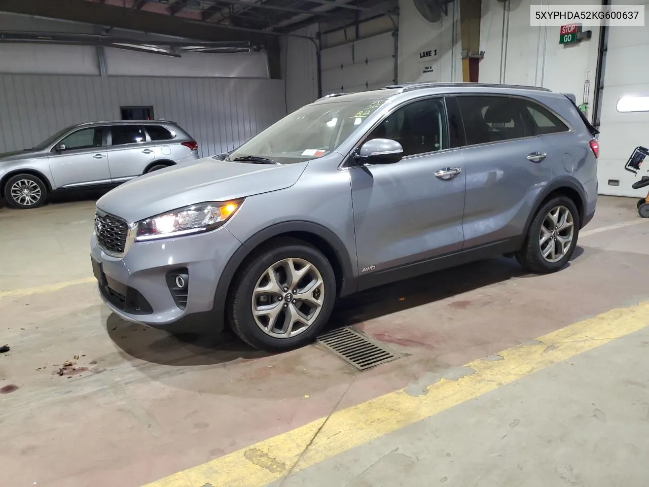 2019 Kia Sorento Ex VIN: 5XYPHDA52KG600637 Lot: 71304074