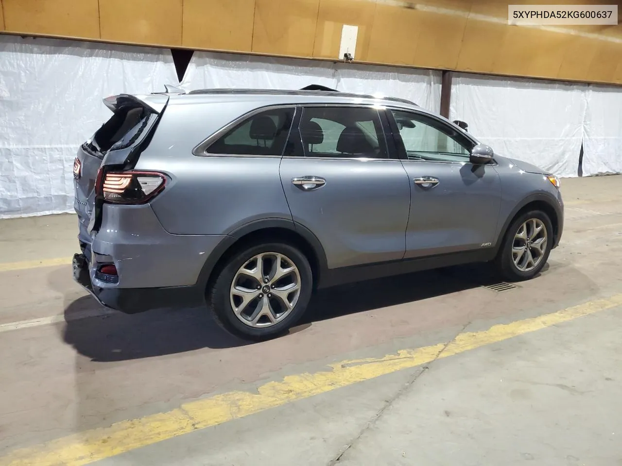 2019 Kia Sorento Ex VIN: 5XYPHDA52KG600637 Lot: 71304074