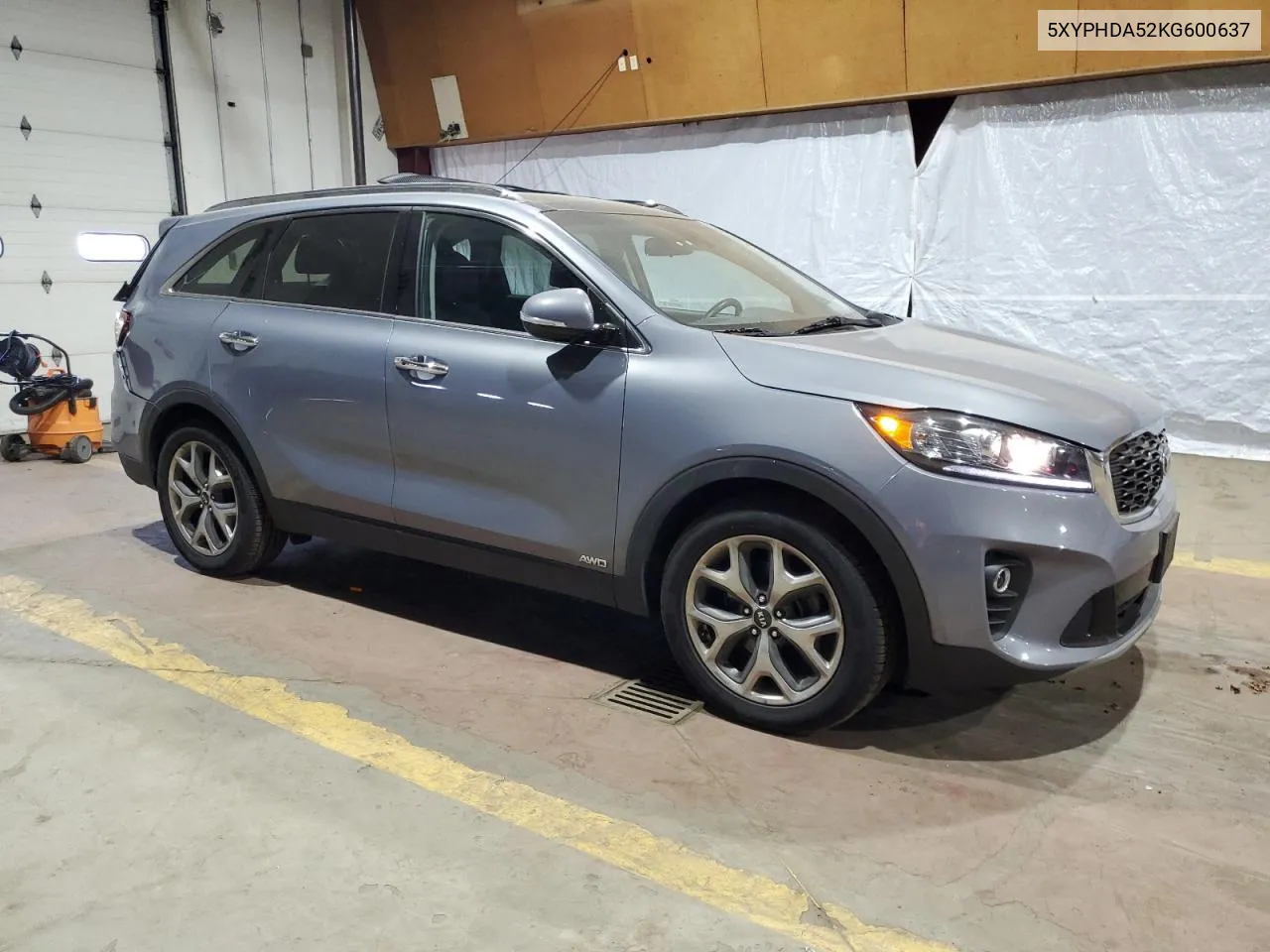 2019 Kia Sorento Ex VIN: 5XYPHDA52KG600637 Lot: 71304074